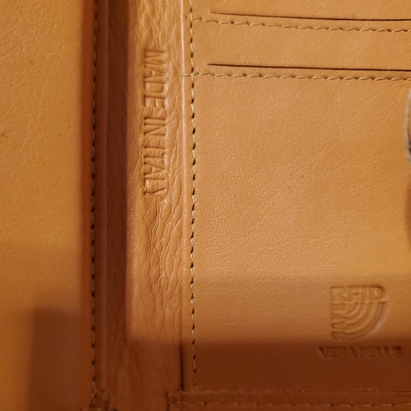 Rfid Made In Italy Very Soft Elegant Tan Leather Card Holder Mens - Picture 2 of 13